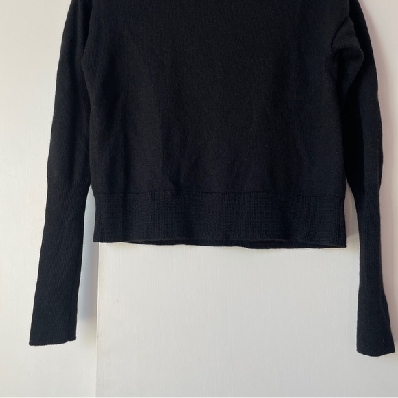 Aritzia Wilfred Cyprie Sweater with Merino Wool in Black Small - Picture 5 of 11